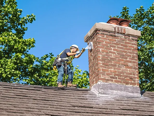 Bradenton Chimney Sweep performing an inspection with advanced tools in Bradenton, FL