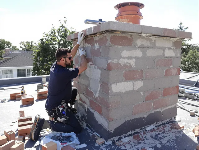 Advanced chimney repair process by Bradenton Chimney Sweep in Bradenton, FL