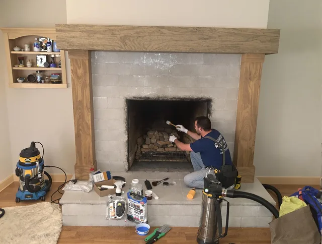 Detailed creosote removal process by Bradenton Chimney Sweep in Bradenton, FL