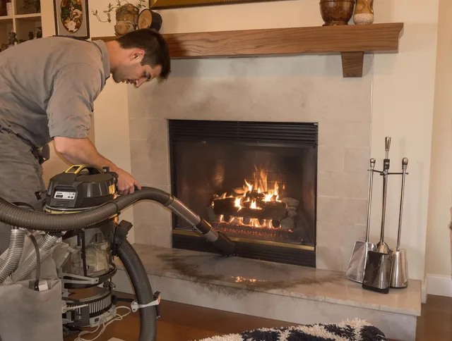 Routine fireplace upkeep by Bradenton Chimney Sweep in Bradenton, FL