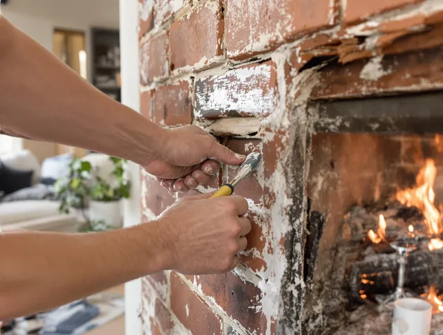 Routine fireplace repair by Bradenton Chimney Sweep in Bradenton, FL